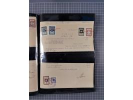 1941/44 (ca.), unused and used collection with over 85 covers and cards, including a fine group of Justice Court Fiscals used