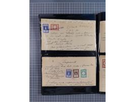 1941/44 (ca.), unused and used collection with over 85 covers and cards, including a fine group of Justice Court Fiscals used