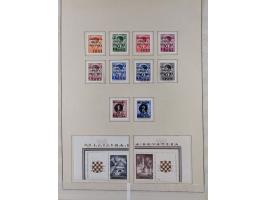 1941/44 (ca.), unused and used collection with over 85 covers and cards, including a fine group of Justice Court Fiscals used