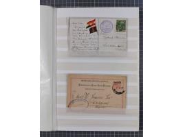 1860/1919 (ca.), kleine Partie Schiffspot mit 16 Briefen und Karten, dabei u.a. 1913 “S/S HELOUAN”, 1914 “KRIEGS-MARINE DAMPF