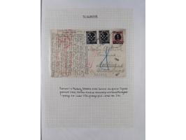 1941/44, selection of 24 covers and cards, including Postage Dues, some interesting usages including Paid in Cash and censore