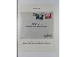 1941/44, selection of 24 covers and cards, including Postage Dues, some interesting usages including Paid in Cash and censore