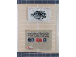 1829/1952, &nbsp;Partie mit 31 Belegen, inkl. Feldpost, Alt Württemberg, Danzig und Fr. Zone, etc., sauber im Album