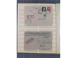 1829/1952, &nbsp;Partie mit 31 Belegen, inkl. Feldpost, Alt Württemberg, Danzig und Fr. Zone, etc., sauber im Album