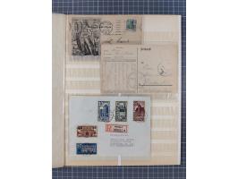 1829/1952, &nbsp;Partie mit 31 Belegen, inkl. Feldpost, Alt Württemberg, Danzig und Fr. Zone, etc., sauber im Album