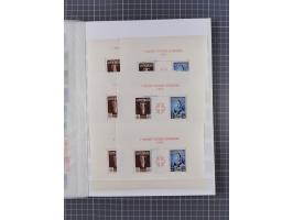 1941/43, postfrischer Doubletten-Bestand, inklusive Dienstmarke und Portomarken, Mi.-Nr. 1-107 komplett sowie Bl. 1-4, jede W