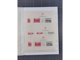 1941/43, postfrischer Doubletten-Bestand, inklusive Dienstmarke und Portomarken, Mi.-Nr. 1-107 komplett sowie Bl. 1-4, jede W