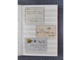 1813/1955, Partie mit 50 Briefen und Karten, dabei Vorphila, interessante Verwendungen ab Strubel, mit Luftpost, Mehrfach- un