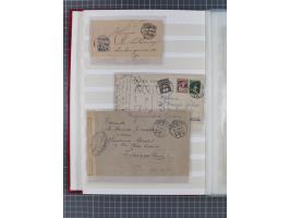 1813/1955, Partie mit 50 Briefen und Karten, dabei Vorphila, interessante Verwendungen ab Strubel, mit Luftpost, Mehrfach- un