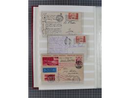 1813/1955, Partie mit 50 Briefen und Karten, dabei Vorphila, interessante Verwendungen ab Strubel, mit Luftpost, Mehrfach- un