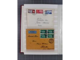 1813/1955, Partie mit 50 Briefen und Karten, dabei Vorphila, interessante Verwendungen ab Strubel, mit Luftpost, Mehrfach- un