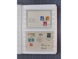 1813/1955, Partie mit 50 Briefen und Karten, dabei Vorphila, interessante Verwendungen ab Strubel, mit Luftpost, Mehrfach- un