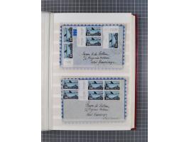 1813/1955, Partie mit 50 Briefen und Karten, dabei Vorphila, interessante Verwendungen ab Strubel, mit Luftpost, Mehrfach- un