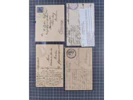 1892/1956, kleine Partie Schiffspost, Schwerpunkt nach 1930, dabei u.a. 1892 Entlassungs-Zeugniss von “Hamburg-Amerikanische 