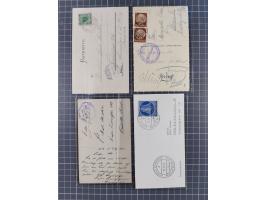 1892/1956, kleine Partie Schiffspost, Schwerpunkt nach 1930, dabei u.a. 1892 Entlassungs-Zeugniss von “Hamburg-Amerikanische 