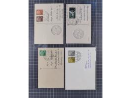 1892/1956, kleine Partie Schiffspost, Schwerpunkt nach 1930, dabei u.a. 1892 Entlassungs-Zeugniss von “Hamburg-Amerikanische 