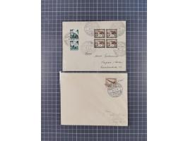 1892/1956, kleine Partie Schiffspost, Schwerpunkt nach 1930, dabei u.a. 1892 Entlassungs-Zeugniss von “Hamburg-Amerikanische 