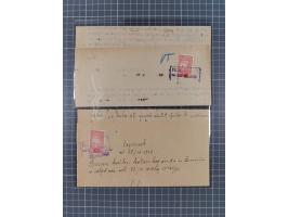 1919/29 (ca.), 30 fiscal documents franked with adhesives from the 1919 issue used as fiscals, some interesting usages and co