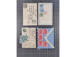 1832/1981, small group of covers and cards, noted 1845 entire letter from Antigua to London, 1888 Hawai cover to Germany endo