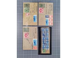 1832/1981, small group of covers and cards, noted 1845 entire letter from Antigua to London, 1888 Hawai cover to Germany endo