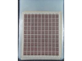 1945/46, postfrische Partie Bogen, in den Hauptnummern fast komplett, dabei 2 Bogen Mi. 72