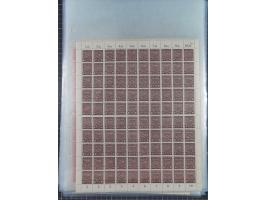 1945/46, postfrische Partie Bogen, in den Hauptnummern fast komplett, dabei 2 Bogen Mi. 72