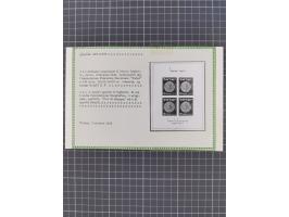 1948/51, small group of unused stamps including 1948 3 m.-65 m. New Year, horizontal tete-beche gutter pairs with plate nos.,