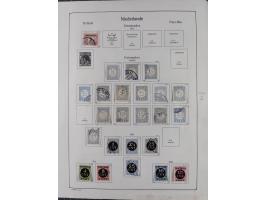 1852/1970, unused and later mnh collection on album leaves, classic with 1852/64 used examples, Armenwet overprinted five val