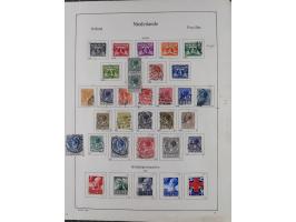 1852/1970, unused and later mnh collection on album leaves, classic with 1852/64 used examples, Armenwet overprinted five val