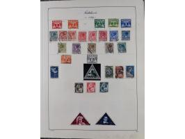 1852/1970, unused and later mnh collection on album leaves, classic with 1852/64 used examples, Armenwet overprinted five val