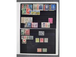 1852/1970, unused and later mnh collection on album leaves, classic with 1852/64 used examples, Armenwet overprinted five val