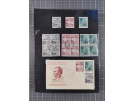 1948/54, mostly used and mint never hinged collection inkl. some First Day Covers, covers, postal stationeries and stamps wit