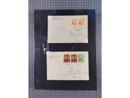 1948/54, mostly used and mint never hinged collection inkl. some First Day Covers, covers, postal stationeries and stamps wit