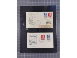 1948/54, mostly used and mint never hinged collection inkl. some First Day Covers, covers, postal stationeries and stamps wit