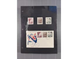 1948/54, mostly used and mint never hinged collection inkl. some First Day Covers, covers, postal stationeries and stamps wit