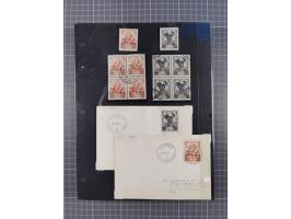 1948/54, mostly used and mint never hinged collection inkl. some First Day Covers, covers, postal stationeries and stamps wit