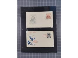 1948/54, mostly used and mint never hinged collection inkl. some First Day Covers, covers, postal stationeries and stamps wit