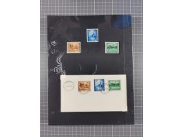 1948/54, mostly used and mint never hinged collection inkl. some First Day Covers, covers, postal stationeries and stamps wit