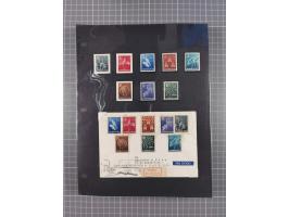 1948/54, mostly used and mint never hinged collection inkl. some First Day Covers, covers, postal stationeries and stamps wit