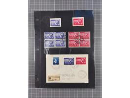 1948/54, mostly used and mint never hinged collection inkl. some First Day Covers, covers, postal stationeries and stamps wit