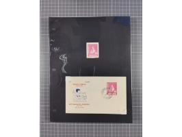 1948/54, mostly used and mint never hinged collection inkl. some First Day Covers, covers, postal stationeries and stamps wit