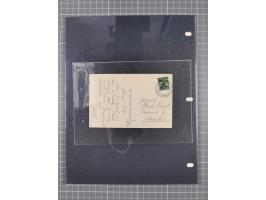 1945/47, unused/mint never hinged and used collection with five covers/cards, with u.o. Mi.-No. 32Y mint never hinged, rare M