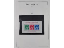 1948/90, in den Hauptnummern komplette postfrische Sammlung, fast alle Marken mit Bogen- bzw. Eckrand, einiges signiert, gute