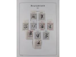 1948/90, in den Hauptnummern komplette postfrische Sammlung, fast alle Marken mit Bogen- bzw. Eckrand, einiges signiert, gute