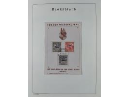 1945/49, in den Hauptnummern überkomplette fast ausschließlich postfrische Sammlung, dabei Postmeistertrennungen, ZD, Potscht