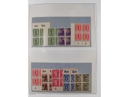 1945/49, in den Hauptnummern überkomplette fast ausschließlich postfrische Sammlung, dabei Postmeistertrennungen, ZD, Potscht