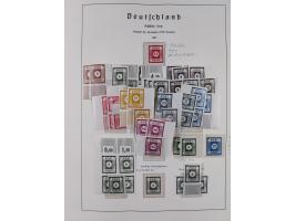 1945/49, in den Hauptnummern überkomplette fast ausschließlich postfrische Sammlung, dabei Postmeistertrennungen, ZD, Potscht