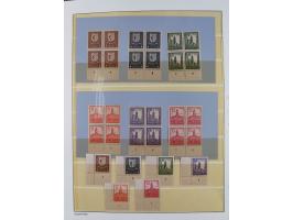 1945/49, in den Hauptnummern überkomplette fast ausschließlich postfrische Sammlung, dabei Postmeistertrennungen, ZD, Potscht