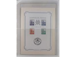 1945/49, in den Hauptnummern überkomplette fast ausschließlich postfrische Sammlung, dabei Postmeistertrennungen, ZD, Potscht