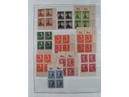 1945/49, in den Hauptnummern überkomplette fast ausschließlich postfrische Sammlung, dabei Postmeistertrennungen, ZD, Potscht